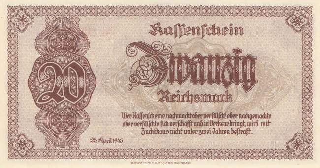 20 Mark 28.04.1945 ro.186